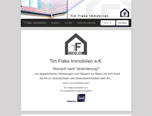Tablet Screenshot of flake.de